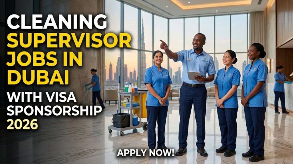 Cleaning Supervisor Jobs in Dubai