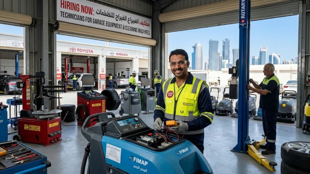 Garage Equipment and Cleaning Machines Technician Jobs in Qatar