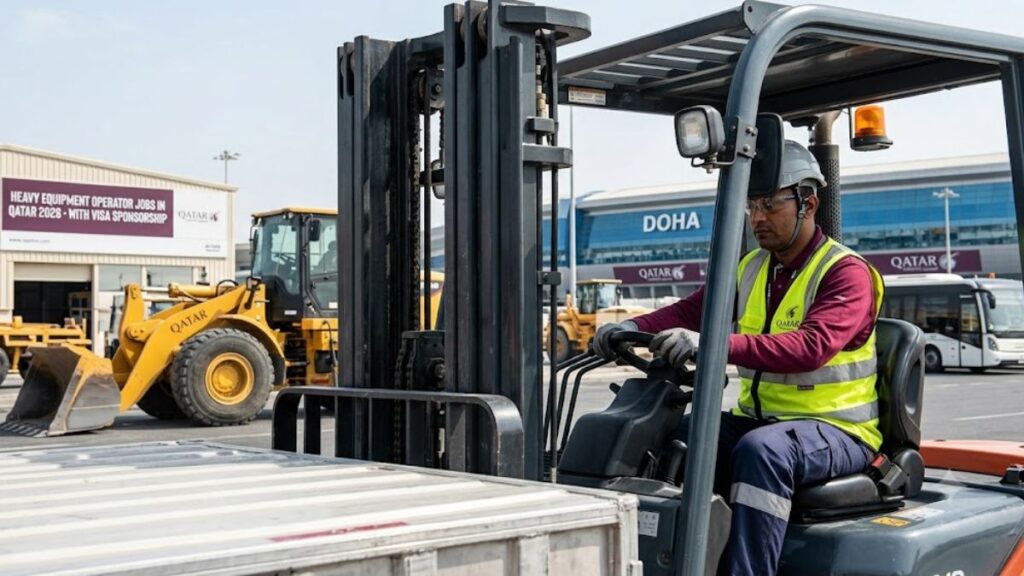 Heavy Equipment Operator Jobs in Qatar with Visa Sponsorship 2026
