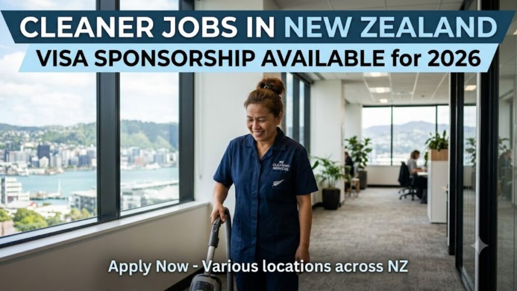 Cleaner Jobs in New Zealand
