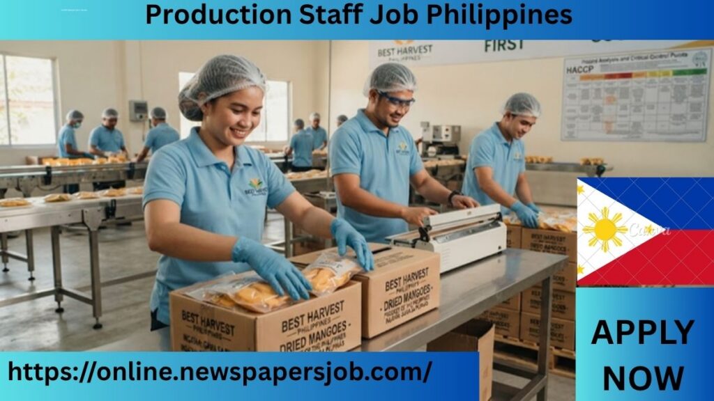 Production Staff Job Philippines